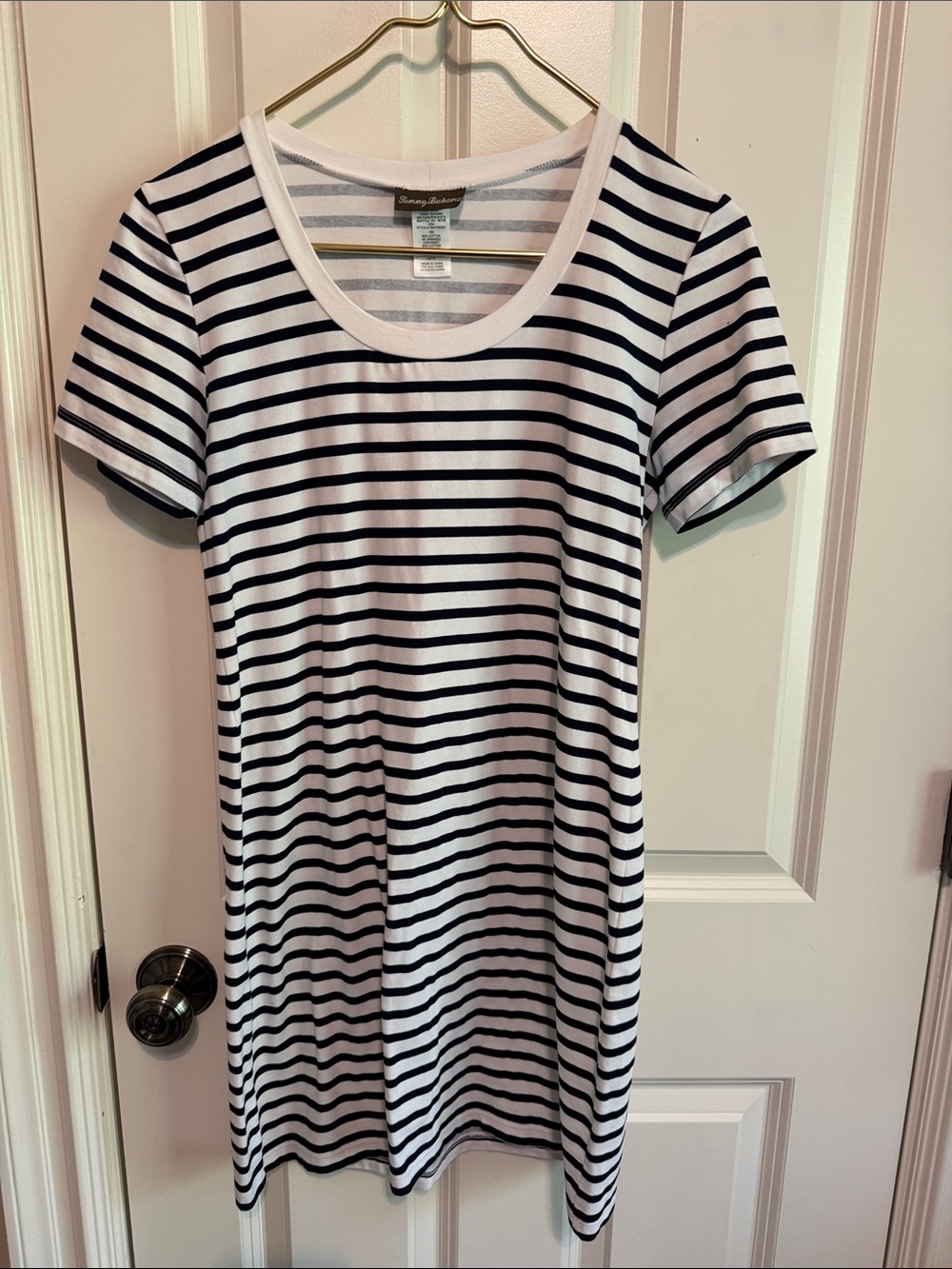 Tommy Bahama Striped Short-Sleeve Dress